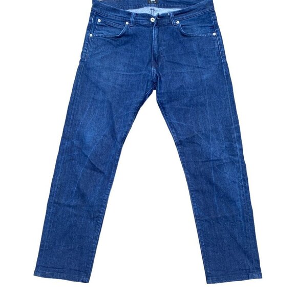 Vintage Edwin Jeans Size 34 ED-85 Slim Tappered Blue - Picture 7 of 9